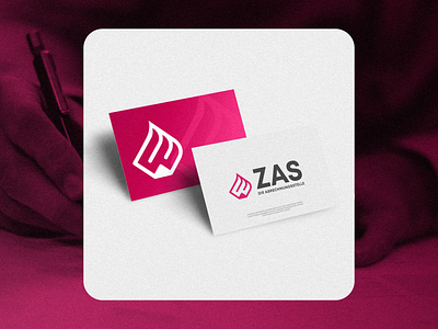 ZAS Logo banner design magazine magazine cover