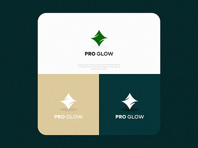 Pro Glow Logo graphic design magazine cover text