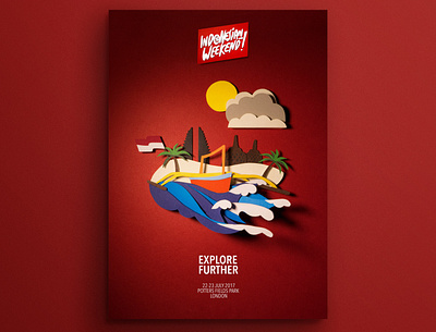 Indonesian Weekend Campaign Ads Poster 01 branding design logo paper art poster design