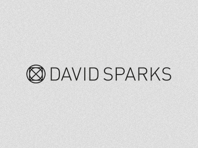 David Sparks Personal Logo and Mark black david sparks geometry logo sans serif