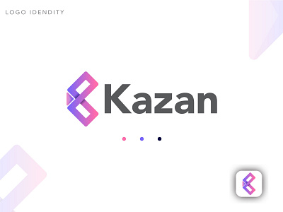 K letter abstract logo