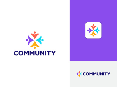 Community logo design abstract design abstract logo brand identity branding branding and identity branding design community logo crative logo letter logo letter logo design logo logo branding design logo design logo maker meaningful logo unity logo visual identity