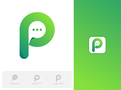 Letter P + Chat abstract logo mark abstract design abstract logo chat abstract logo chat icon chat logo chat logo mark graphic design letter logo letter logo design logo logo design p letter abstract logo p letter logo p logo p logo mark visual identity