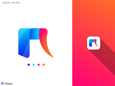 Retesa abstract logo mark