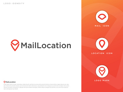 MailLocation Logo abstract design abstract logo brand identity branding design email logo letter logo letter logo design logo logo design logo folio logo inspiration logo mark logo type logos mail logo message logo popular loog