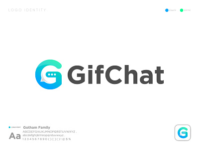 Chat logo " GifChat " abstract logo brand identity branding chat logo design g letter logo graphic design illustration letter logo letter logo design logo logo design logo designer logo inspiration message logo modern logo monogram tech technology visual identity