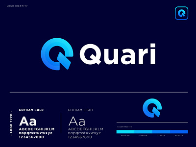 Q letter logo + Unsaved Letter mark