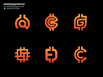 Crypto currency logo collection - Crypto Logo bitcoin blockchain branding coin collection crypto crypto logo crypto logo collection cryptocurrency currency ethereum logo logo collection logo design logo designer logo folio modern logo nft nft logo symbol