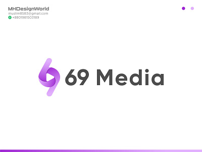 Media logo - Modern logo - unused logo mark 69 media logo brand brand identity branding gradient logo icon identity letter logo design letter mark monogram logo logo design logo logo logo logo mark logos media logo modern logo monogram play logo symbol tech