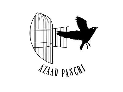 Logo for a self help group- Azaad Panchi branding concept design illustration logo logo design logo designer marketing