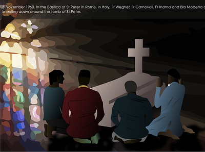 From Rome to Johannesburg- Plot 1 illustrations art catholic church design digital art digital painting effect illustration illustrations illustrator realistic story telling tomb