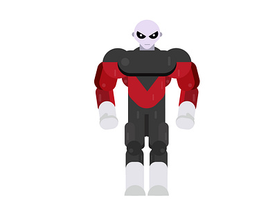 Jiren Dragon ball geometric character