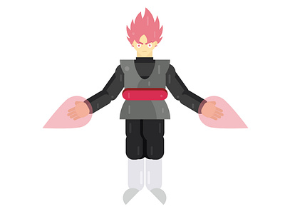 Goku Black Geometric character dragon ball