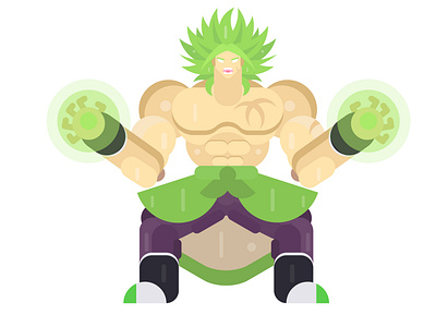 goku vs broly on Behance