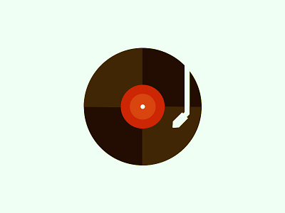 Vinyl Record icon illustration vector