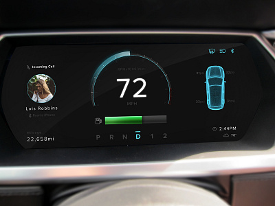 Daily UI 34 - Car Interface