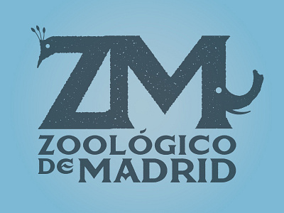Zoológico de Madrid brand españa identity logo logo design madrid spain zoo zoologico