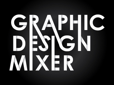 AIGA CSUF Graphic Design Mixer aiga black and white graphic design mixer typography