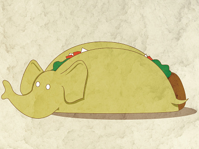 Surreal BBQ Series bbq illustration surreal taco