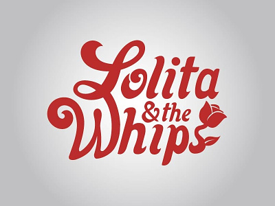 Lolita & the Whips brand leon logo lolita music rose whips