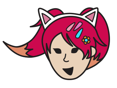 Koshka head illustration kandi koshka semc super evil megacorp vainglory vg