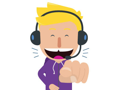 HAHAHAHA character guy headphones illustration streamer