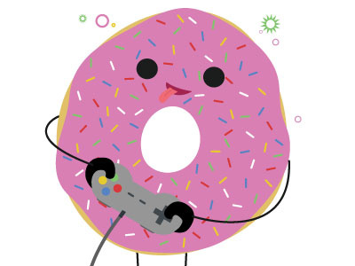 Donut Gamer donut game gamer