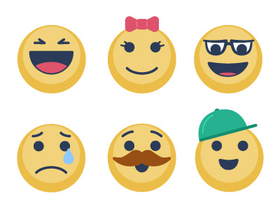 Emojis! emoji face happy smile yellow