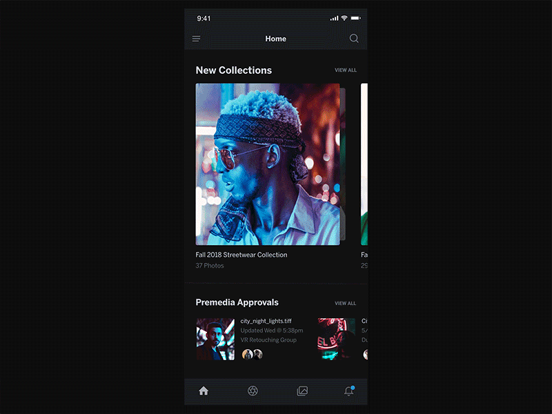 Photography Select Workflow Animation app design black dark dark app dark colors dark design dark ui iphone app mobile app mobile app design mobile design photo app photography ui ui design ux