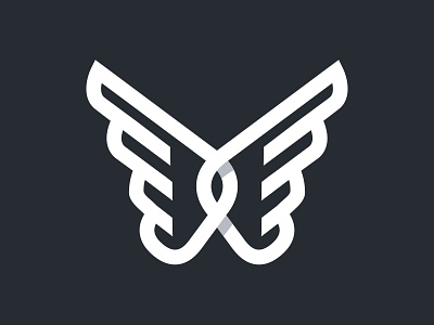 Wings Logo Concept logo logomark