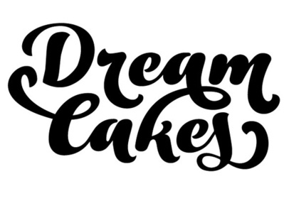Dream Cakes Logo branding identity logo typography