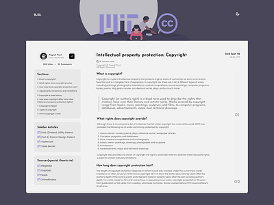 Blogpost blogpost copyright design figma portfolio ui ux web design