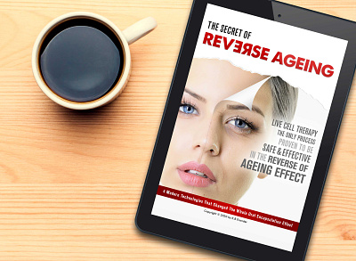 "The Secret of Reverse Ageing" Layout & Cover Design adobe indesign adobe photoshop cc book publishing editorial design layout design publication