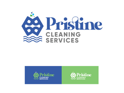 Pristine Cleaning Services Logo by Mr. Dominic on Dribbble