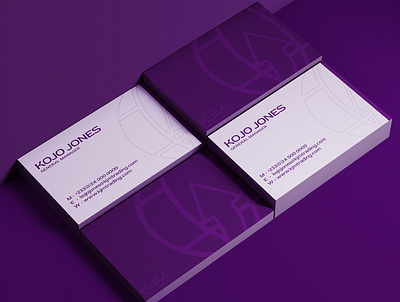 KJM TRADING BUSINESS CARD brand identity branding design mockup packagedesign