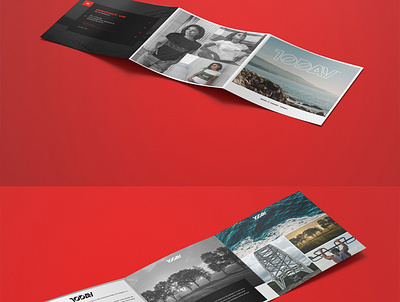 TODAY leaflet design brand identity branding