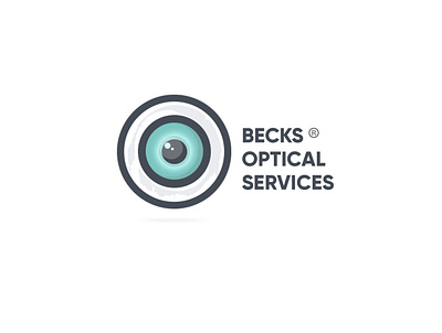Becks optical Services Logo brand identity branding design ghana illustration logo photoshop