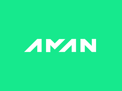 Aman Wordmark (@aman) branding design icon logo logo branding lettermark logo design minimal
