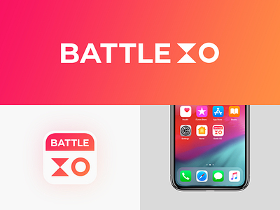 Battle XO Logo design branding design esportlogo esports gaming icon logo logo branding lettermark logo design minimal