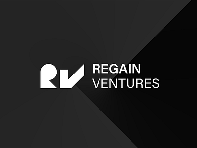 Regain Ventures Logo design brand brand identity branding capital design finance finances financial gradient graphic graphic design investment investor logo logo design minimal money stocks venture