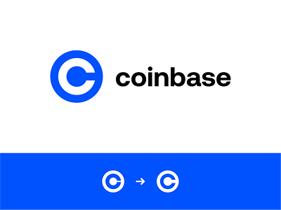 Coinbase Logo Redesign. bitcoin branding coin coinbase crypto cryptocurrency design ethereum icon illustration logo logo branding lettermark logo design minimal