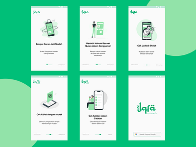 Onboarding Page - Iqra Ummah App app design mobile design quran tajwid ui