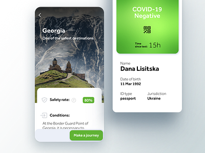 Travel app app ui ux