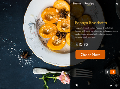 FOOD RE design figma frontend ui web