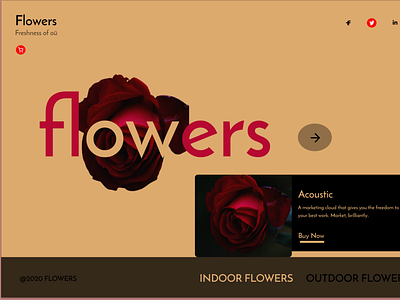 flower branding design figma frontend ui web