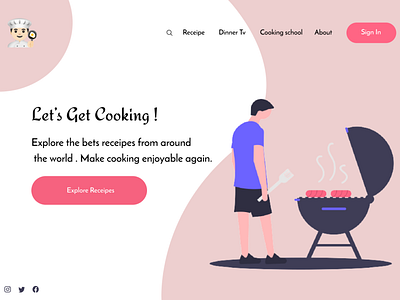 Cook Receipe - Web UI /  UX