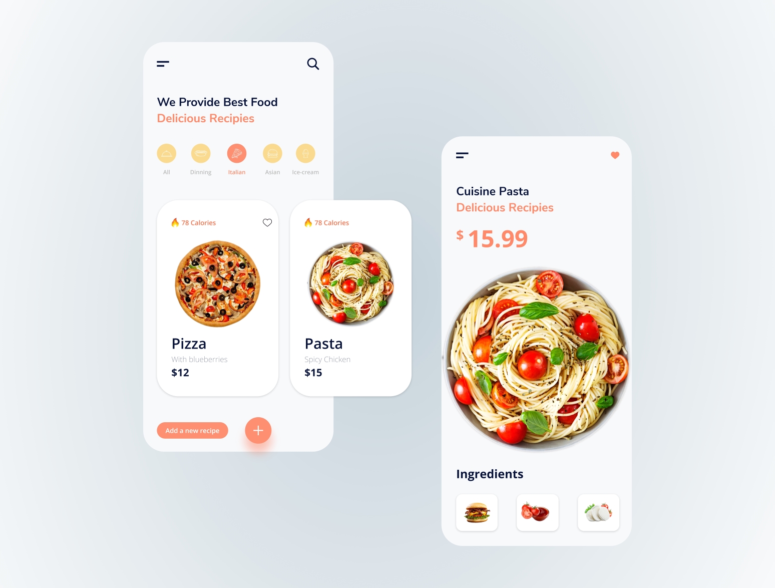 Food Delivery - App Design by Rezwan Ahmed Badhon👑 on Dribbble