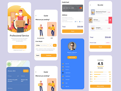 Curier Service Mobile App