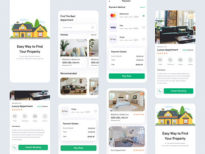 Real Estate - Mobile App Design