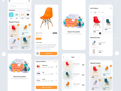 Furniture shop app design
